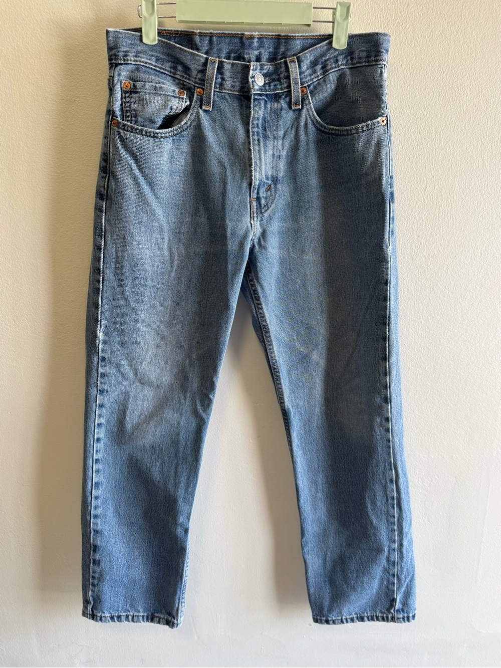 Levi's Straight Light Blue Denim Jeans
